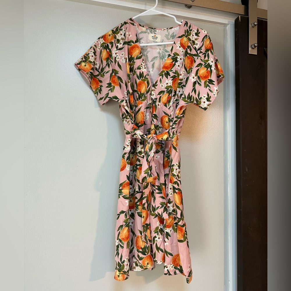 Marine Layer Orange Dress Medium